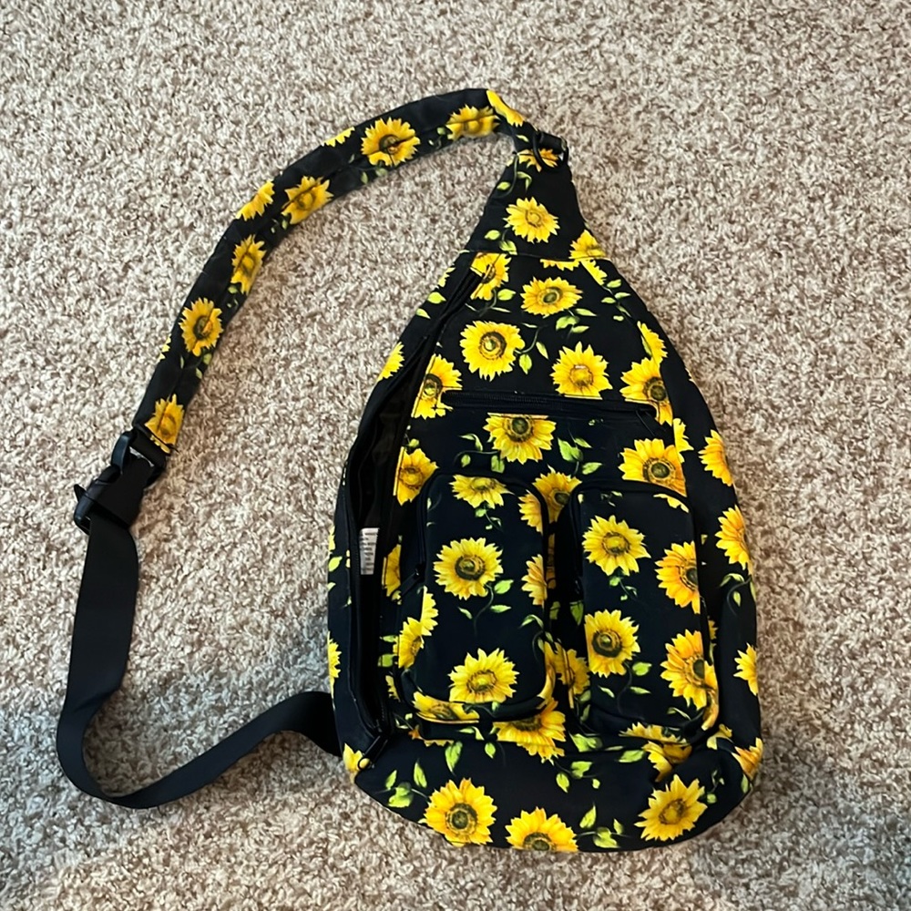 Sunflower one strap backpack